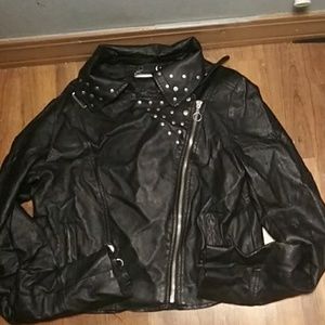 Black bikers jacket